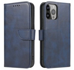 Plånboksfodral till iPhone 13 Pro Max i färgen mörkblå.