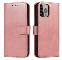 iPhone 13 Pro Max plånboksfodral rosa.