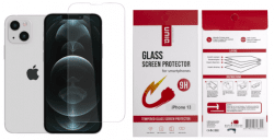 Skärmskydd i härdat glas för iPhone 13 från tillverkaren UNIQ.
