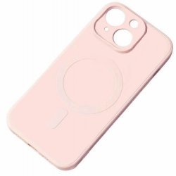 iPhone 15 Silikon Skal Magsafekompatibelt Lljusrosa