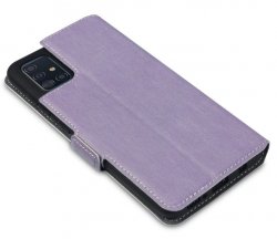 mobilväska i lila slim modell för Samsung galaxy a71 från skal-man.se online