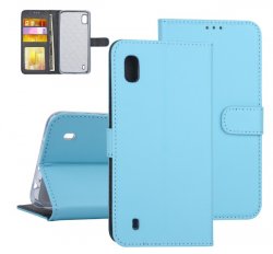 Plånboksfodral Samsung Galaxy A10 Ljusblå med Ställ