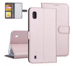 Plånboksfodral Samsung Galaxy A10 Roséfärgad med Ställ