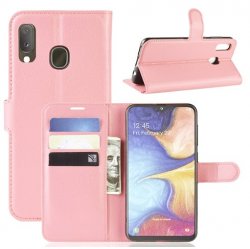 Plånboksfodral Samsung Galaxy A20E Rosa