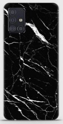 Svart marmorskal för Samsung Galaxy A32 5G.