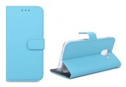 Plånboksfodral Samsung Galaxy A6 2018 Ljusblå med Ställ