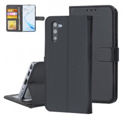 Plånboksfodral Samsung Galaxy Note 10 Svart Med Ställ