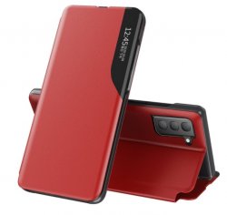 Rött fodral till Samsung Galaxy S21 FE.