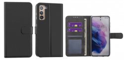 Plånboksfodral Samsung Galaxy S21 Svart Med Ställ