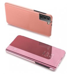 Rosa fodral view cover för Samsung Galaxy S22+ (S22 plus).
