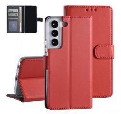 Rött plånboksfodral till Samsung Galaxy S22 5G från skal-man.se online.
