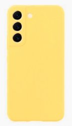 Silikonskydd i gult för Samsung Galaxy S22+ (S22 plus).