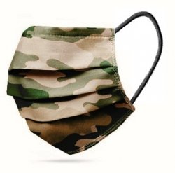 camouflagefärgad tvättbart munskydd