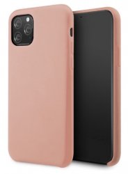 Rosa silikon skal för iPhone 13 pro.
