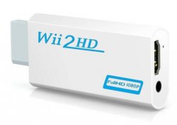 Nintendo Wii till HDMI Adapter Vit