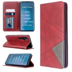 mobilväska till Xiaomi Mi Note 10 i färgen röd och grå från skal-man.se online
