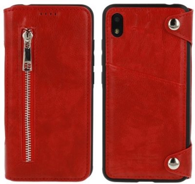 Plånboksfodral iphone X / iphone Xs ZIP Röd