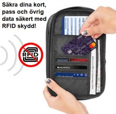 Reseförvaring med Bedrägeriskydd RFID-Blockering