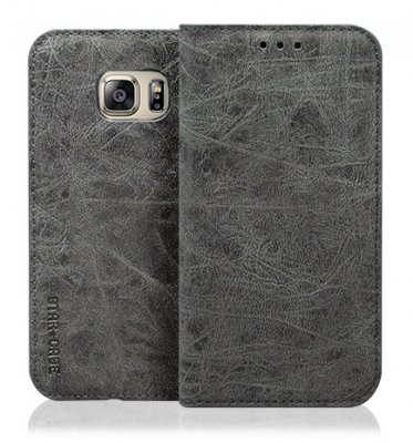 Mobilväska Galaxy S6 Edge Stone Black