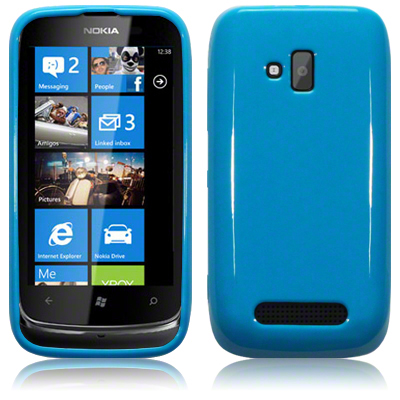 Back Cover Lumia 610 Solid Blue