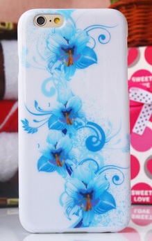 Bakskal iPhone 6 Plus/6S Plus Blue Flowers