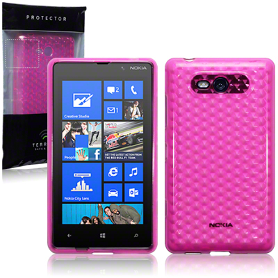 Back Cover Lumia 820 Hot Pink