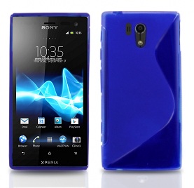 Back Cover Xperia Acro S Style Blue