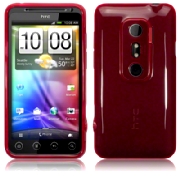 Back Cover HTC EVO 3D RED + Displayskydd