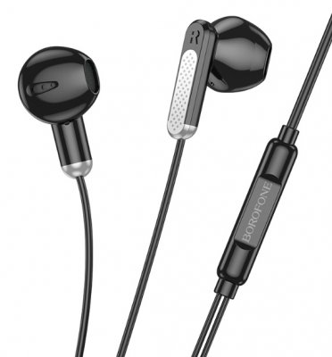 Hörlurar in-ear USB C - Borofone Svart