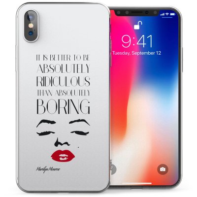 Mobilskal-iPhone-X-XS-Marilyn-Quote