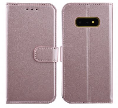 Samsung Galaxy S10E Plånboksfodral Roséfärgad med ställfunktion