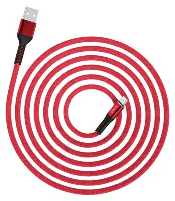 UNIQ Laddkabel USB till USB-C 2 Meter Röd