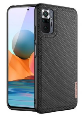 Svart nylonskal för Xiaomi Redmi Note 10 pro från skal-man.se.